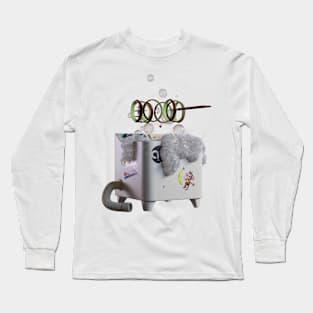 Bubbly Washing Machine Long Sleeve T-Shirt